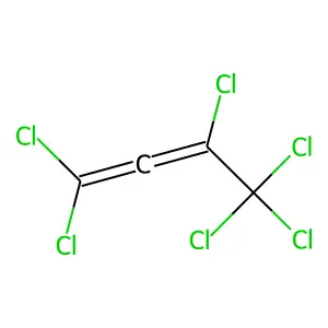 1,2-Butadiene, 1,1,3,4,4,4-hexachloro- structure
