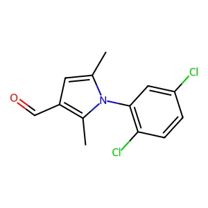1-(2,5-dichlorophenyl)-2,5-dimethylpyrrole-3-carbaldehyde structure