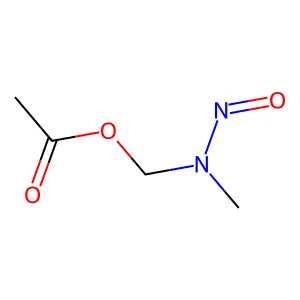 [methyl(nitroso)amino]methyl acetate structure