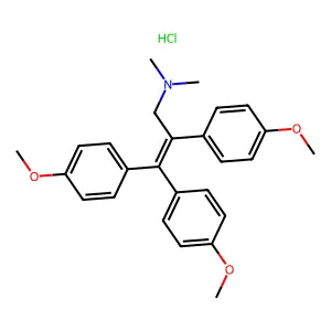 Amotriphene hydrochloride structure