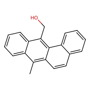 12-Hydroxymethyl-7-methylbenz(a)anthracene structure