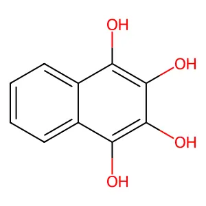 1,2,3,4-Naphthalenetetrol structure