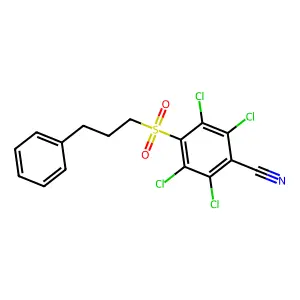 Compound C16H11Cl4NO2S structure