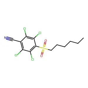 Compound C13H13Cl4NO2S structure