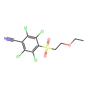 Compound C11H9Cl4NO3S structure