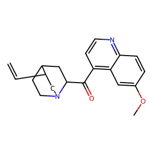 (5-ethenyl-1-azabicyclo[2.2.2]octan-2-yl)-(6-methoxyquinolin-4-yl)methanone structure