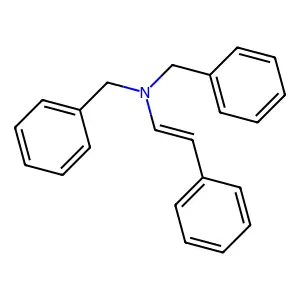 N-STYRYLDIBENZYLAMINE structure