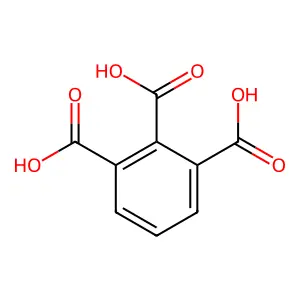 benzene-1,2,3-tricarboxylic acid structure