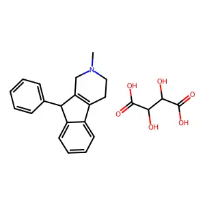 Phenindamine tartrate structure