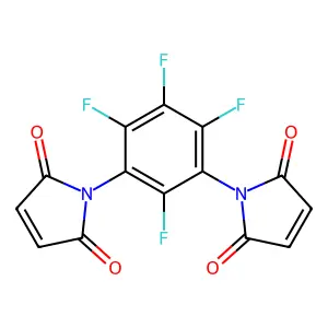Compound C14H4F4N2O4 structure