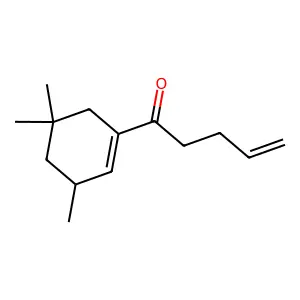 1-(3,5,5-trimethylcyclohexen-1-yl)pent-4-en-1-one structure