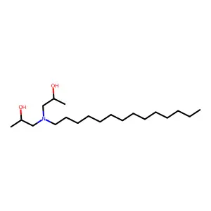 1,1'-(Tetradecylimino)dipropan-2-ol structure