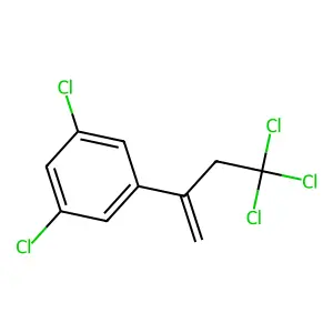 1,3-dichloro-5-(4,4,4-trichlorobut-1-en-2-yl)benzene structure