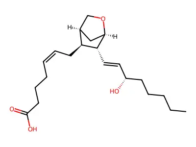 9,11-Methanoepoxy PGH2 structure