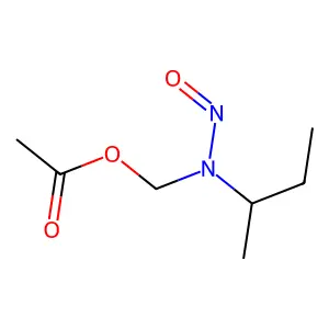 [butan-2-yl(nitroso)amino]methyl acetate structure