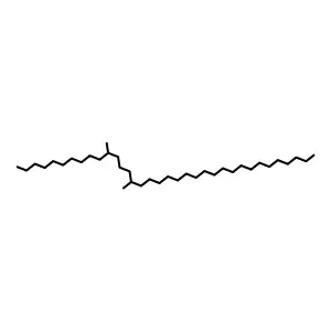 11,15-Dimethylpentatriacontane structure