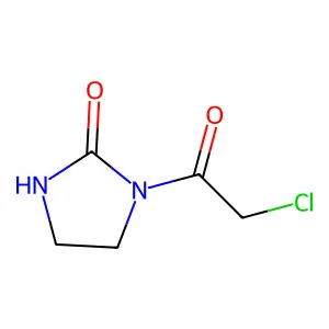 1-(2-chloroacetyl)imidazolidin-2-one structure