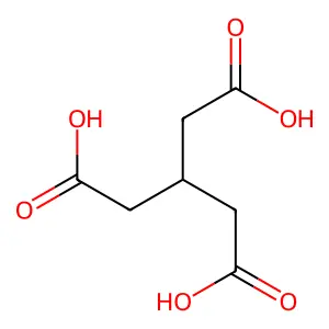 3-(carboxymethyl)pentanedioic acid structure