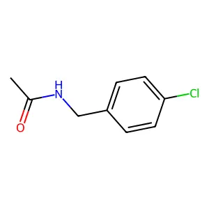 N-[(4-chlorophenyl)methyl]acetamide structure