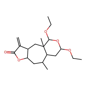 Diethylhymenovin structure
