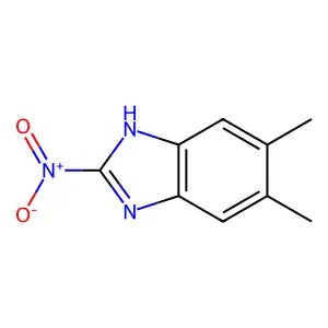 BENZIMIDAZOLE, 5,6-DIMETHYL-2-NITRO- structure