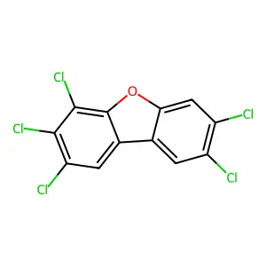 Compound C12H3Cl5O structure