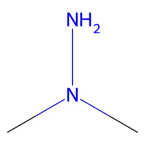 1,1-DIMETHYLHYDRAZINE structure