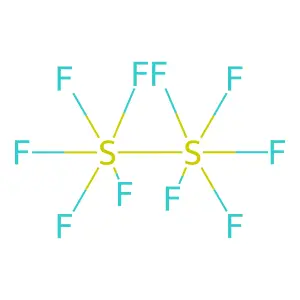 DISULFUR DECAFLUORIDE structure