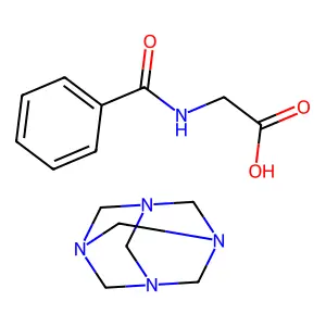 Methenamine hippurate structure