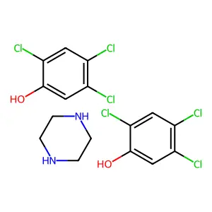TRICLOFENOL PIPERAZINE structure