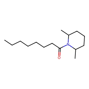 1-(2,6-dimethylpiperidin-1-yl)octan-1-one structure