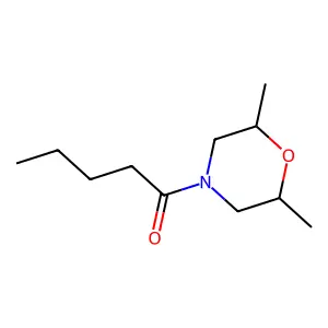 1-(2,6-dimethylmorpholin-4-yl)pentan-1-one structure
