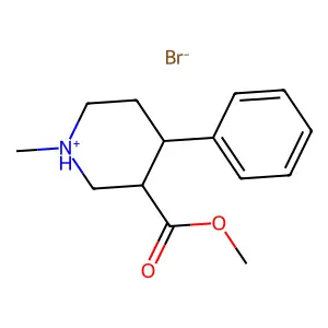 NIPECOTIC ACID, 1-METHYL-4-PHENYL-, METHYL ESTER, HYDROBROMIDE, (E)-(+-)- structure