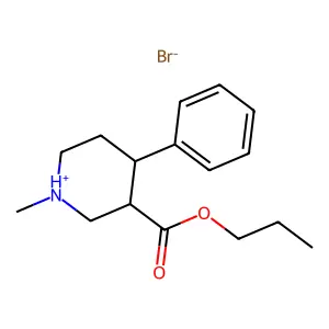 NIPECOTIC ACID, 1-METHYL-4-PHENYL-, PROPYL ESTER, HYDROBROMIDE, (Z)-(+-)- structure
