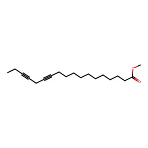 12,15-Octadecadiynoic acid, methyl ester structure