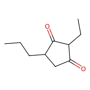 1,3-Cyclopentanedione, 2-ethyl-4-propyl- structure