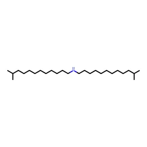 11-methyl-N-(11-methyldodecyl)dodecan-1-amine structure