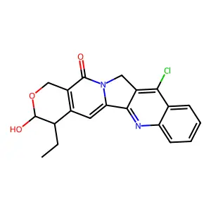 10-chloro-19-ethyl-18-hydroxy-17-oxa-3,13-diazapentacyclo[11.8.0.02,11.04,9.015,20]henicosa-1(21),2,4,6,8,10,15(20)-heptaen-14-one structure
