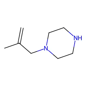 1-(2-methylallyl)piperazine structure