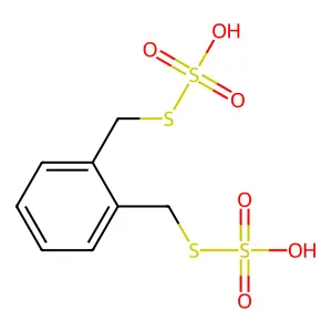 1,2-bis(sulfosulfanylmethyl)benzene structure