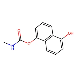 (5-hydroxynaphthalen-1-yl) N-methylcarbamate structure
