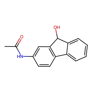N-(9-Hydroxy-9H-fluoren-2-yl)acetamide structure