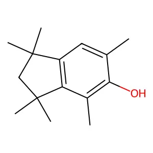 1,1,3,3,4,6-Hexamethylindan-5-ol structure