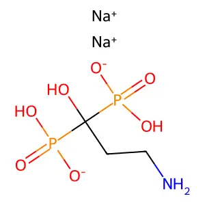 PAMIDRONATE DISODIUM structure