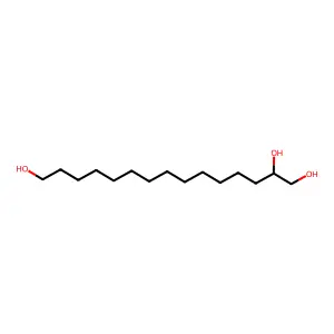 1,2,15-Pentadecanetriol structure