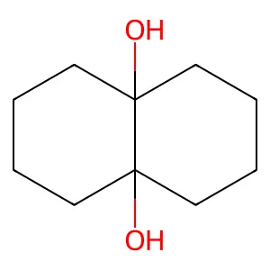 1,2,3,4,5,6,7,8-octahydronaphthalene-4a,8a-diol structure