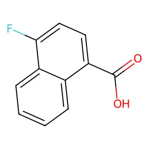 4-Fluoro-1-naphthoic acid structure