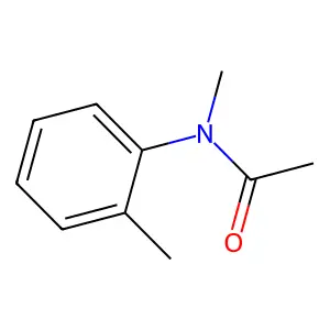 N-Methyl-N-(2-methylphenyl)acetamide structure