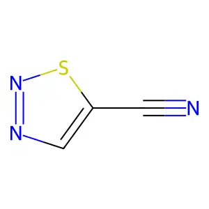 1,2,3-Thiadiazole-5-carbonitrile structure