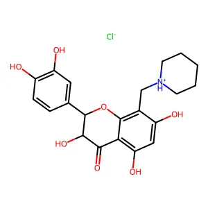 Compound C21H24ClNO7 structure